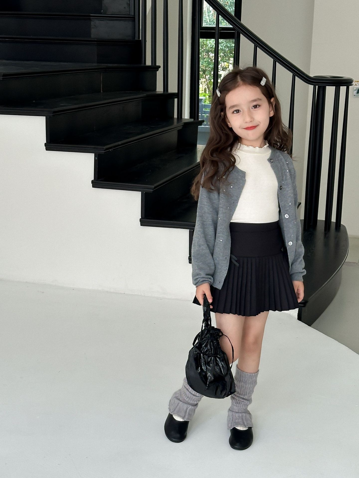 五色高彈捲邊上衣