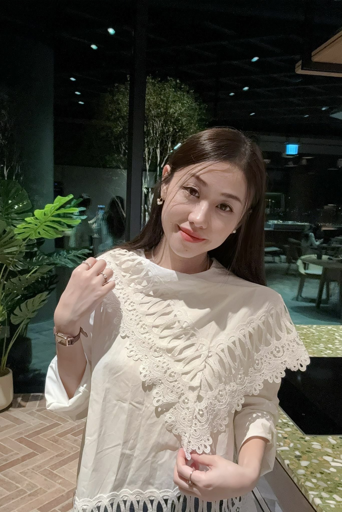 TOP#6335 🤍婚紗旁枝上衣