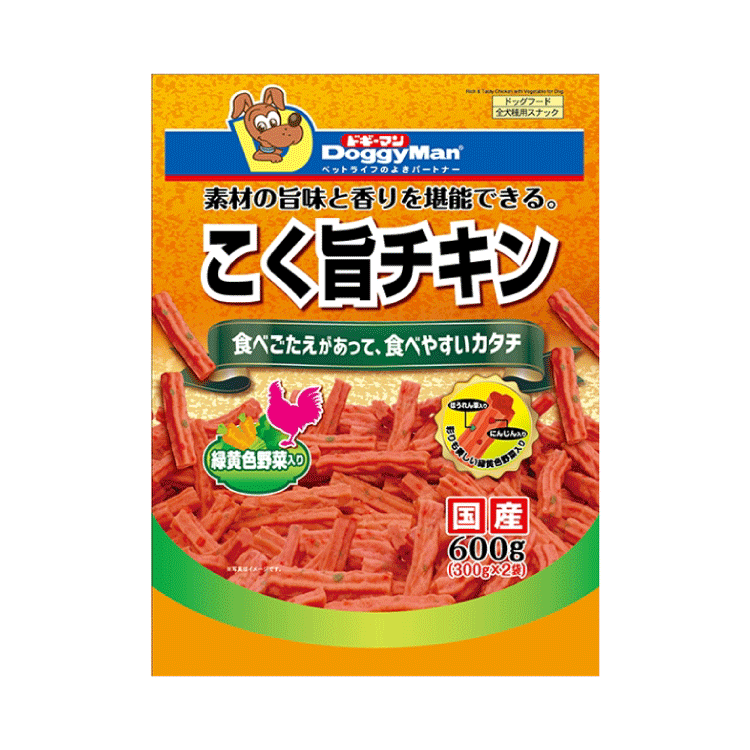 Doggyman 滋味雞肉野菜短棒 600g (300g*2袋入)(DYM-6753)