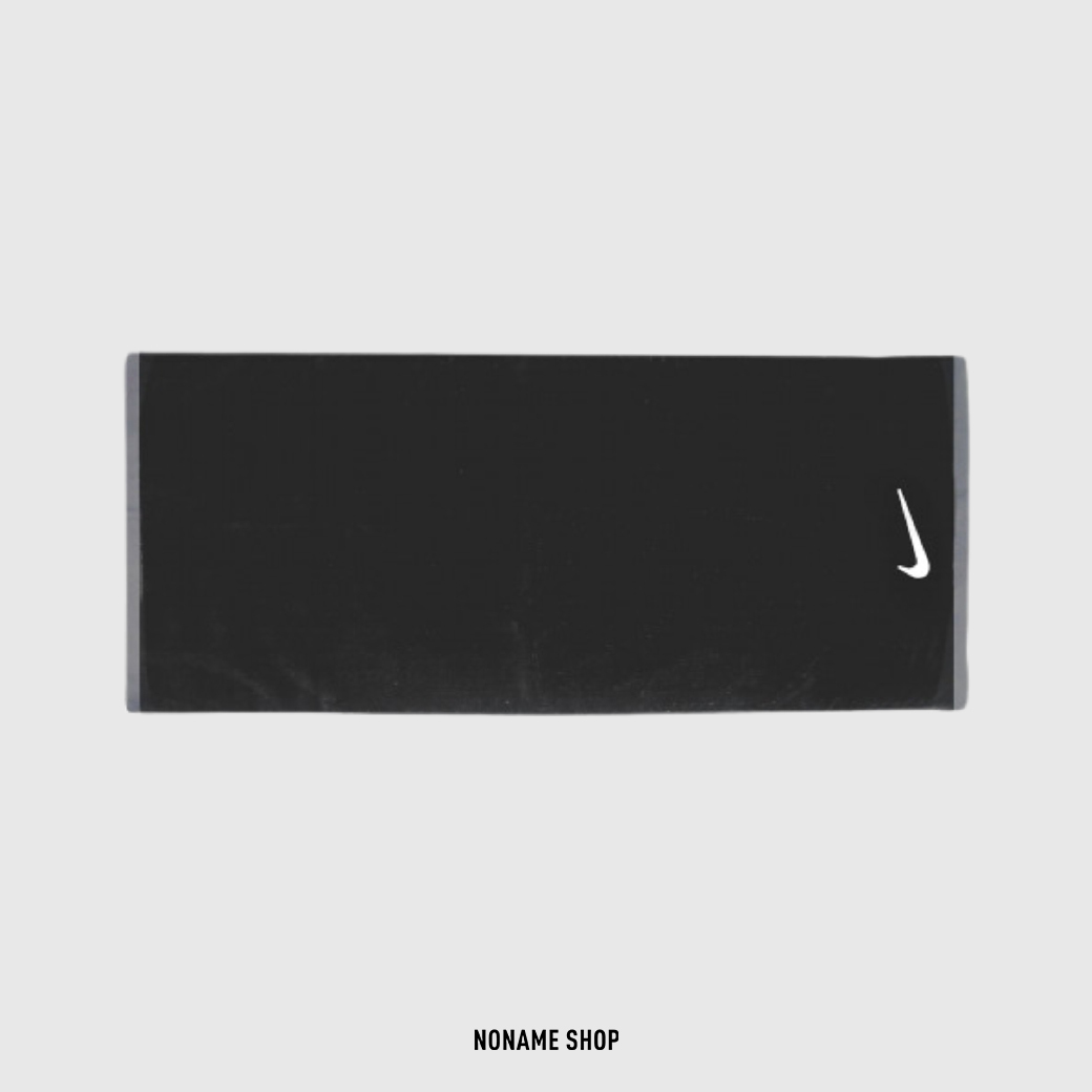 NIKE FUNFAMENTAL TOWL 小勾 運動 毛巾 浴巾 黑色