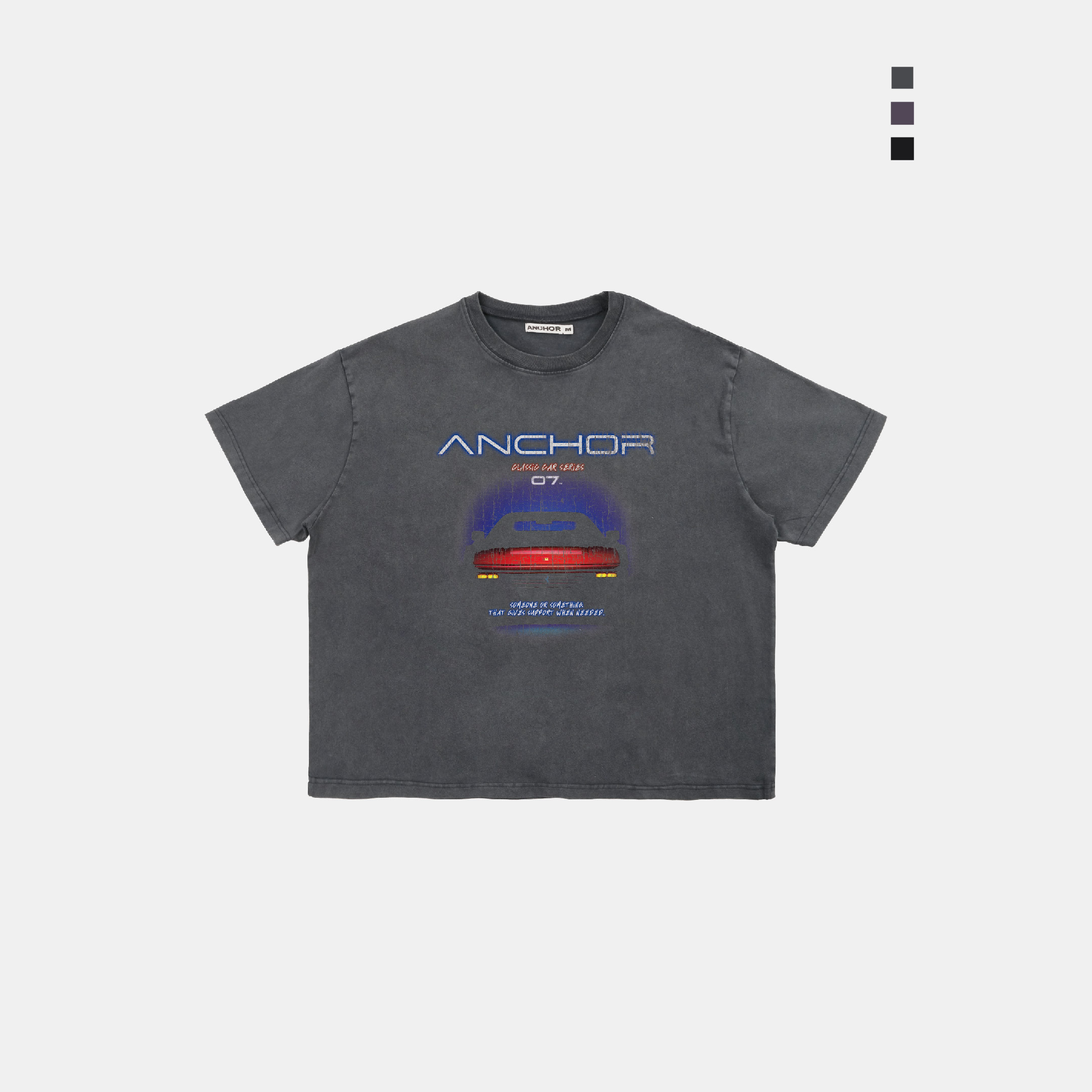 ACR A-17 復古浪潮 夜色 老車 斑駁 短T 短袖