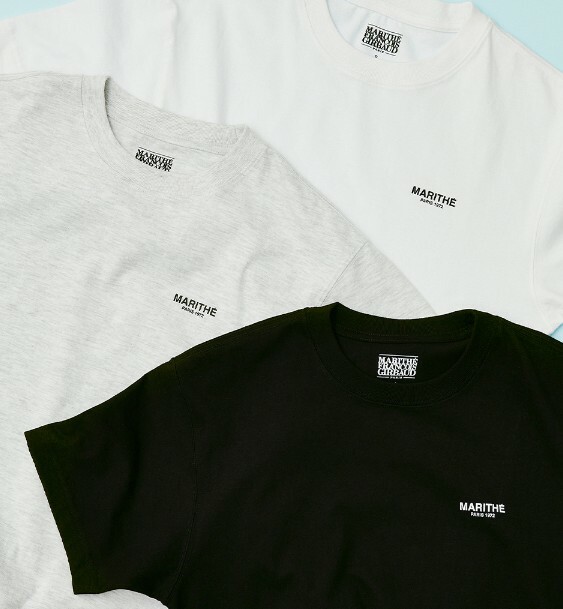 【OWN】MARITHÉ FRANÇOIS GIRBAUD 休閒 短袖 上衣 MFG 經典款 三件組 拆售 不分男女 黑色 燕麥 白色