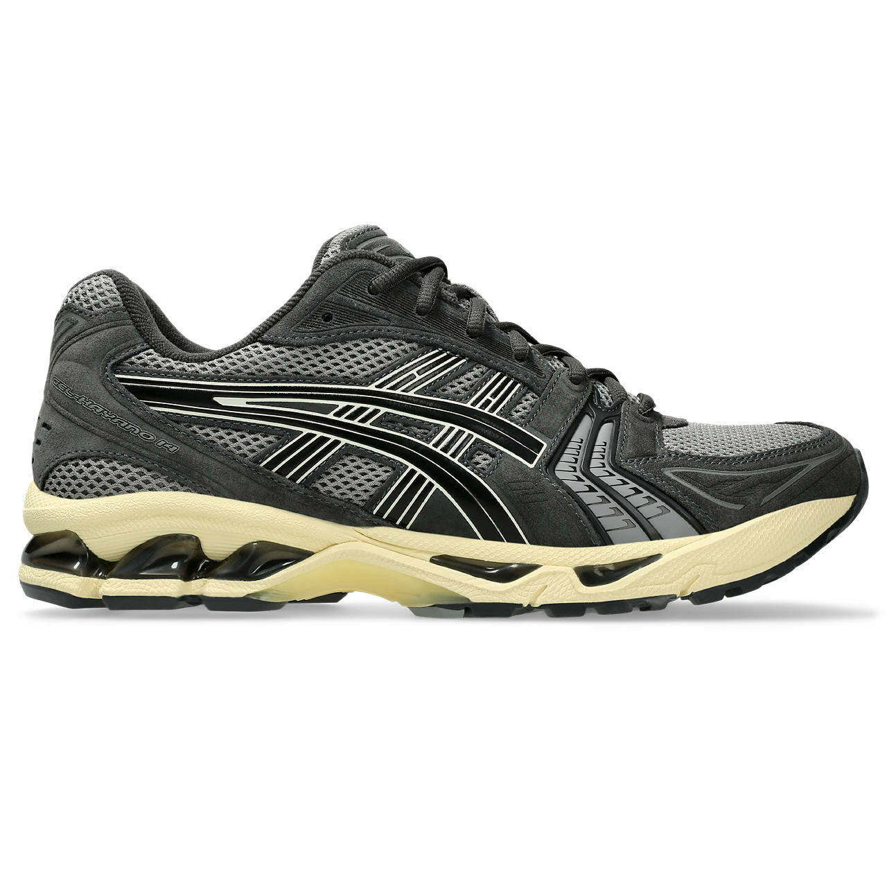 ASICS GEL-KAYANO 14 運動休閒鞋 CLAY GREY / BLACK