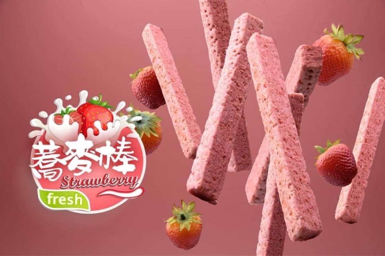 槿心草莓蕎麥棒(120g)