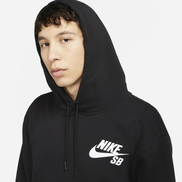 【現貨】Nike SB Hoodie 刷毛 小Logo 基本款 帽Tee 黑 灰