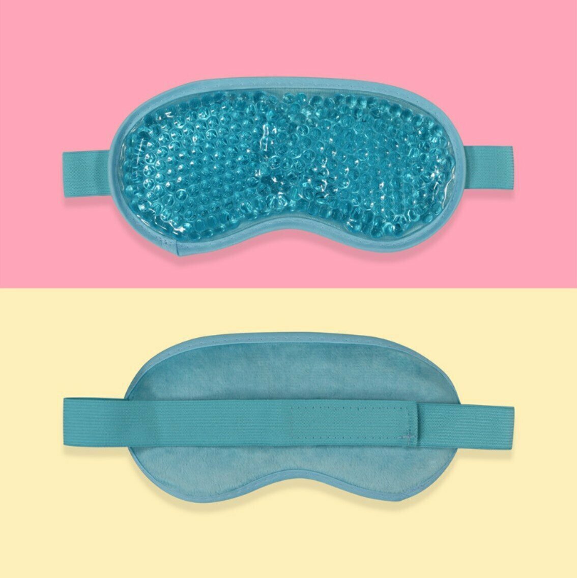 Popular cold compress and hot compress eye mask Sleeping eye pillow PVC gel ice pack eye mask Ice beads ice compress eye mask hot compress eye mask
