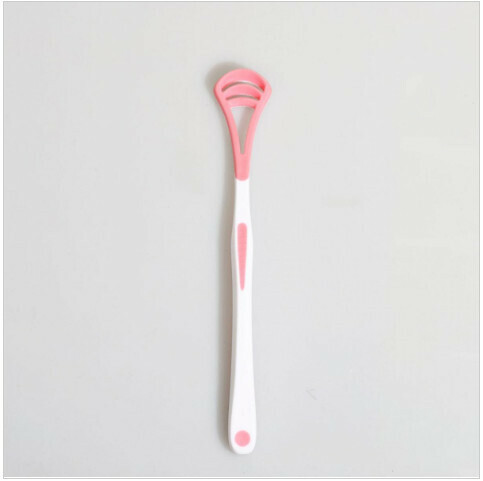 New [Pink] Tongue Brush | Tongue Cleaner Removes Tongue Dirt, Inhibits Bacteria, and Keeps Oral Clean