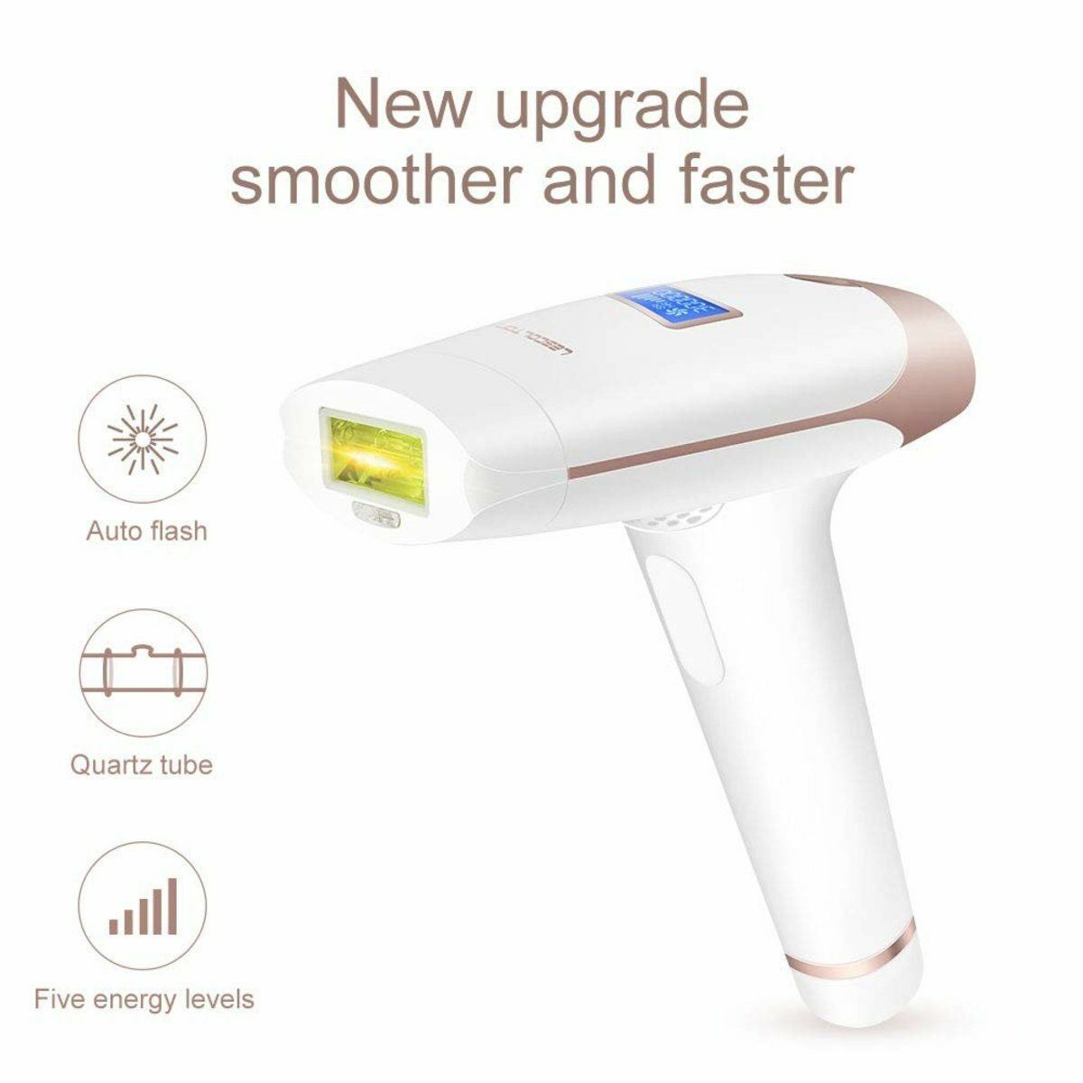New LesColton Professional Permanent LCD Screen Laser Hair Removal Device