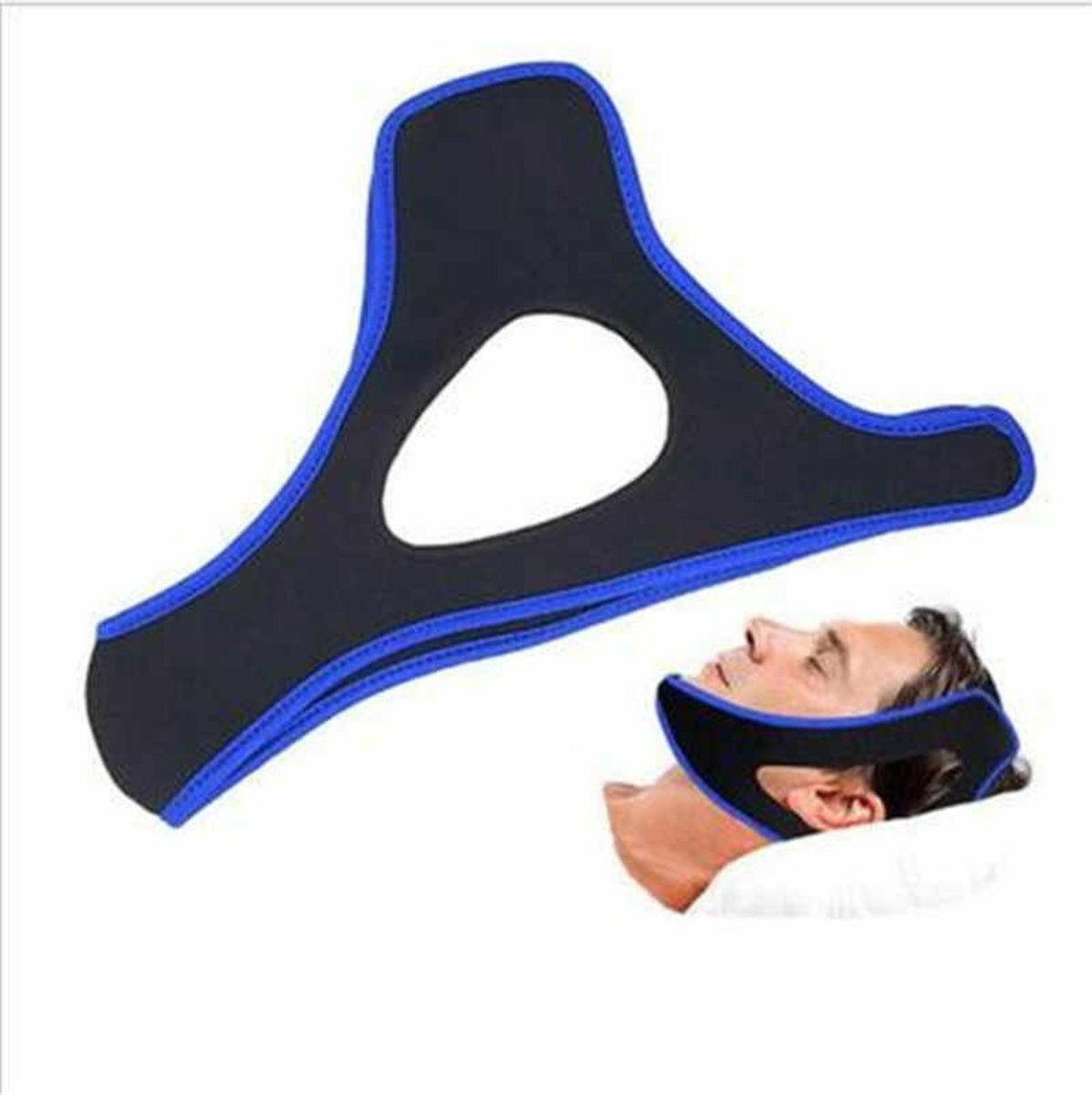 New [Best Selling in the United States] Professional anti-snoring device, second generation 3-point sleep snoring chin support device, snoring improvement belt, teeth grinding habit, eye mask