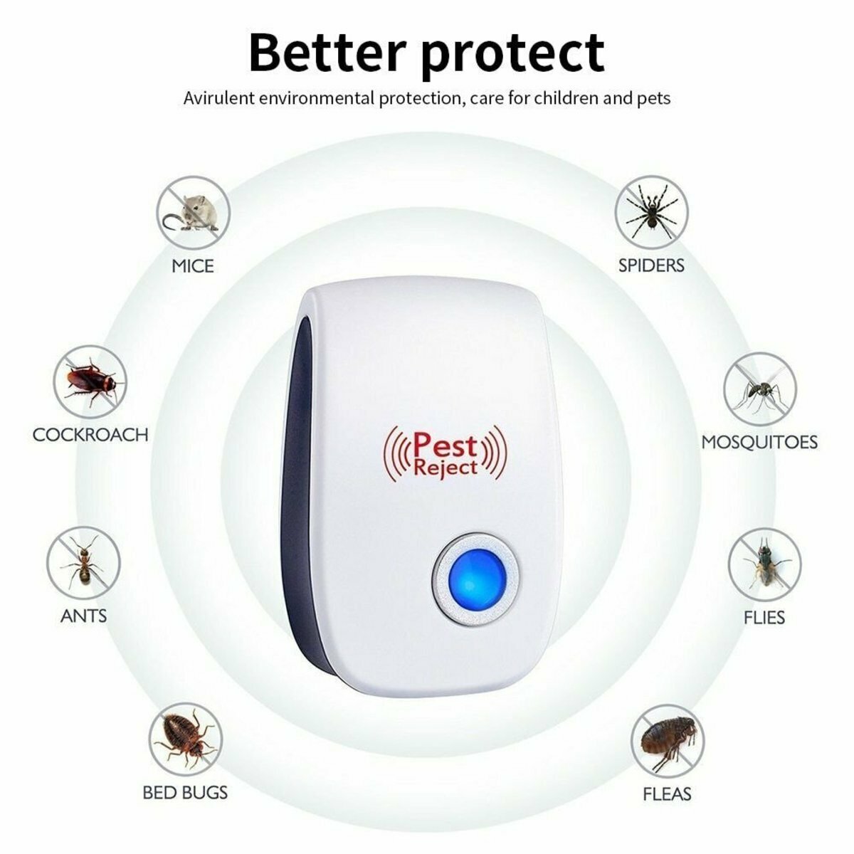 New ultrasonic electronic insect repellent mosquito repellent