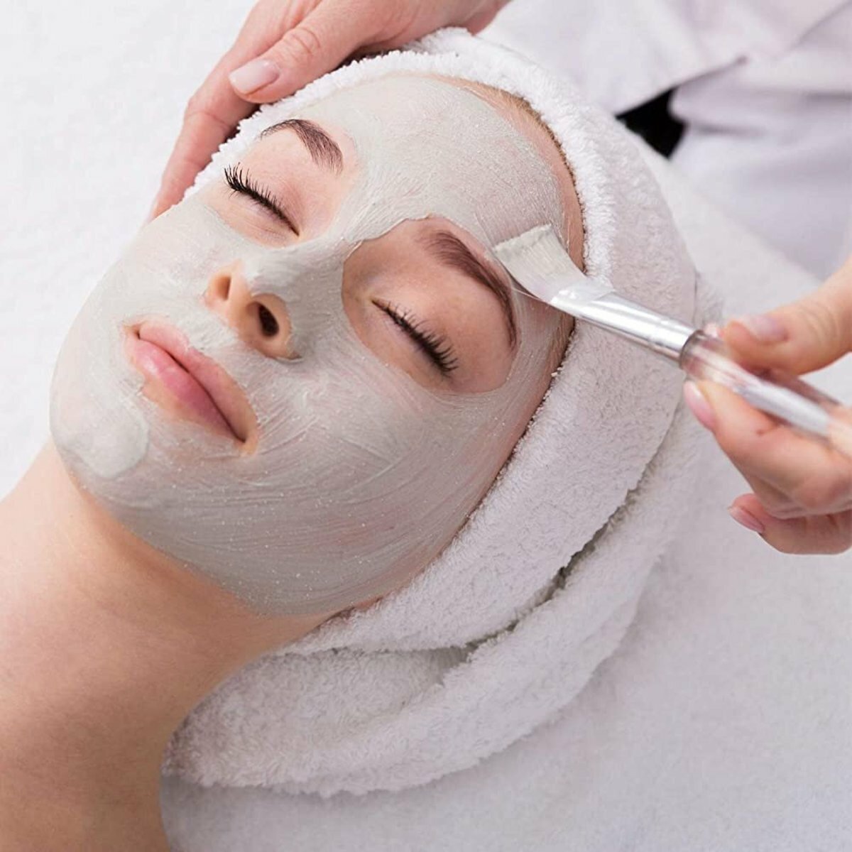New (3 pcs) Beauty Mask Brush/Mask Brush (Transparent Rod) (3 pcs) Beauty Mask Brush/Mask Brush (Transparent Rod)