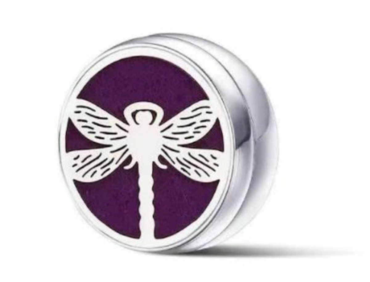 New dragonfly-shaped multi-functional mask aromatherapy buckle* with 10 scented core cotton pieces Essential oil buckle | Aromatherapy essential oil buckle | Mask magnetic buckle | Fresh air | Remove odor | Deodorize
