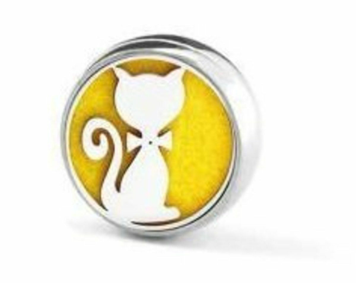 New Pussy Cat cat-shaped multi-functional mask aromatherapy buckle* with 10 scented core cotton pieces Essential oil buckle | Aromatherapy essential oil buckle | Mask magnetic buckle | Air freshening | Removing odor | Deodorizing