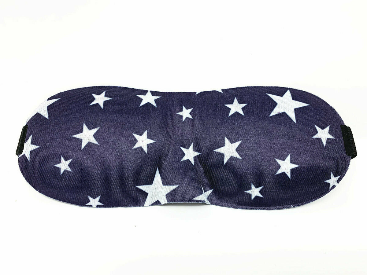 Popular 3D eye mask (complete tanning), suitable for sleeping, traveling, taking a nap, covering your eyes at night. 3D three-dimensional shape, blackout eye mask [one star]