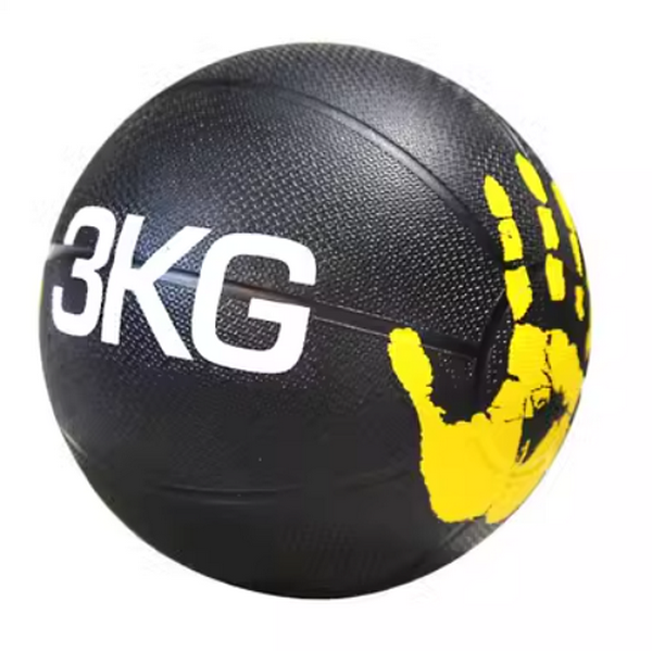 Hot Selling Fitness Solid Rubber Medicine Ball (3KG Palm [Random Color])