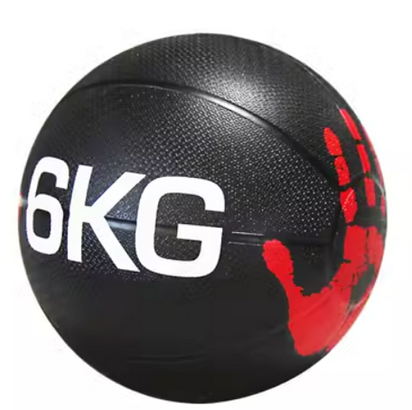 Hot Selling Fitness Solid Rubber Medicine Ball (6KG Palm [Random Color])
