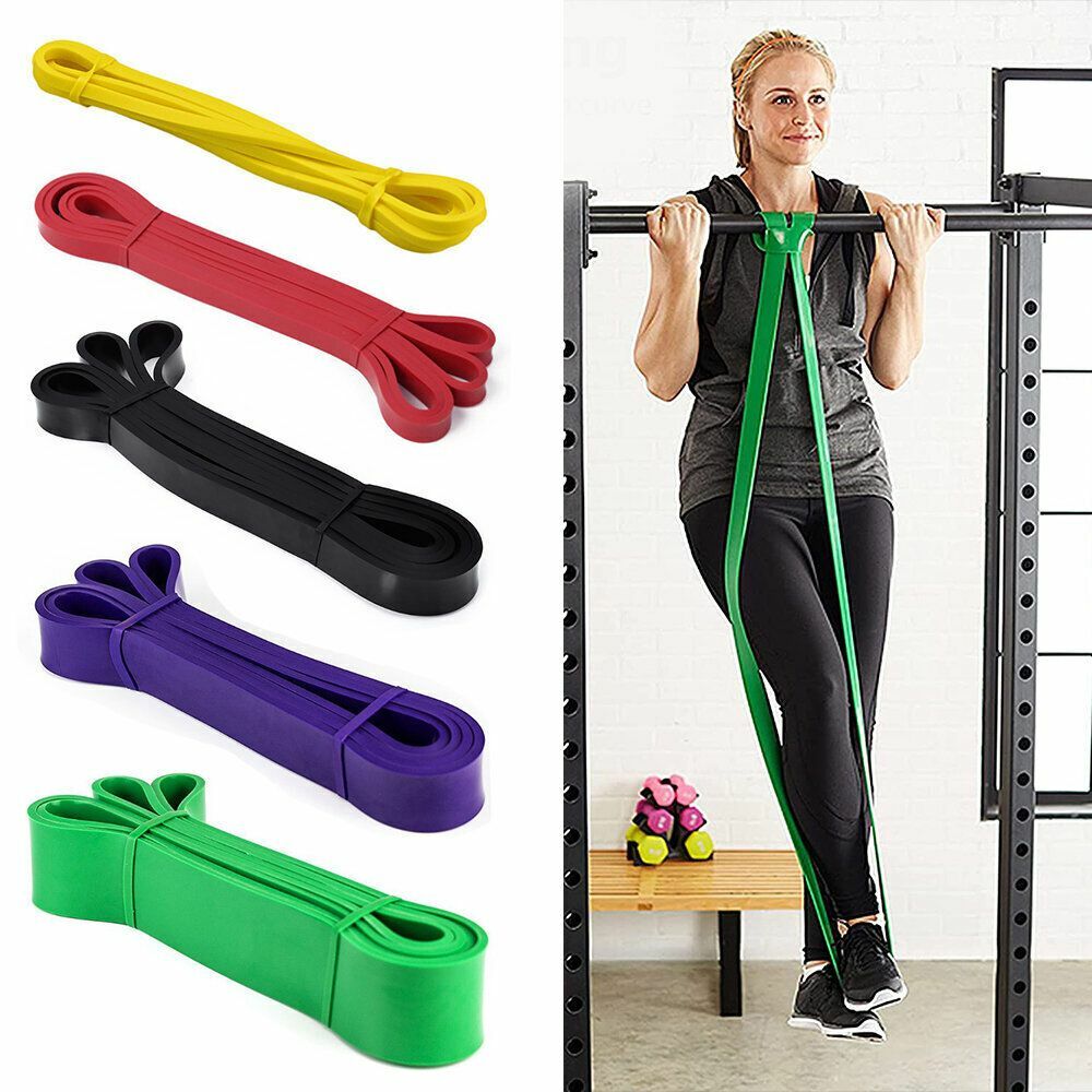 Hot Selling [5 Piece Set] Fitness Elastic Band, Resistance Band, Training Band, Weighted Resistance Band, Training Tension Band, Fitness Band, Tension Band, Elastic Band, Strength Training Ring Resistance Band