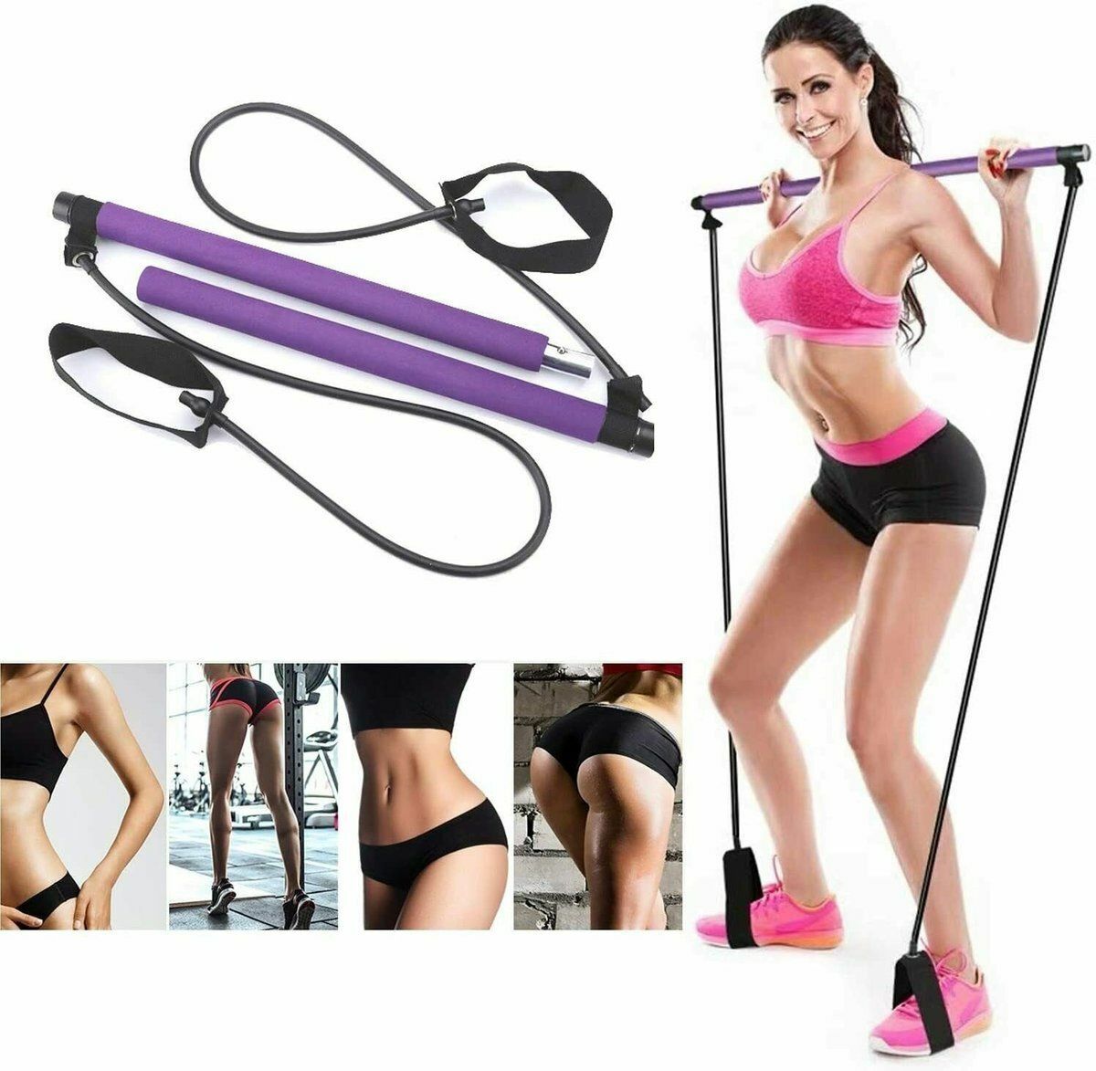 Popular multifunctional yoga ring, fitness stretching, tension fitness, elastic band, tension, yoga belt training strength tension