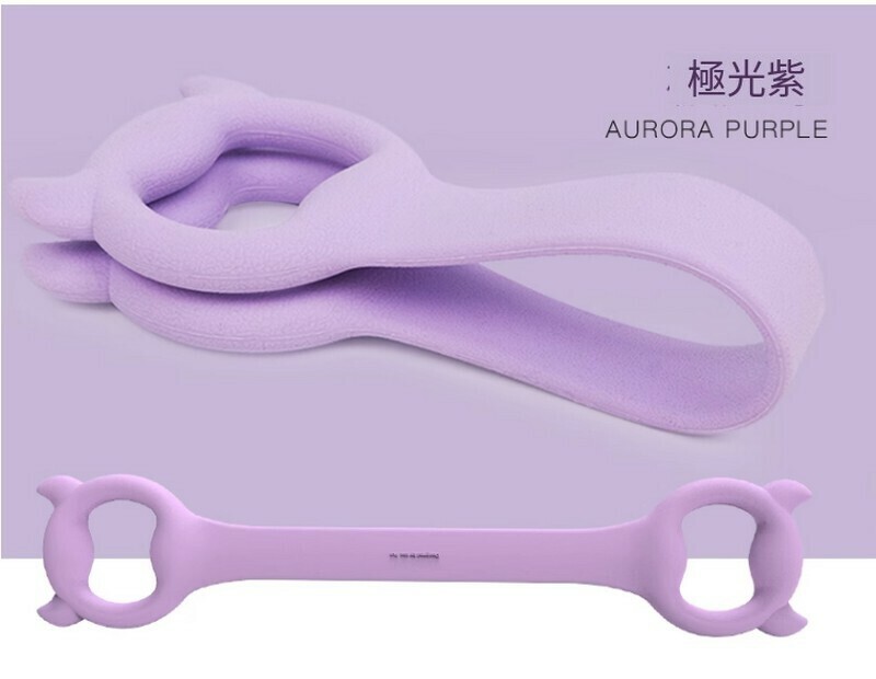 Popular little devil resistance band/fitness elastic band/yoga band/tensioner/resistance stretching band-purple