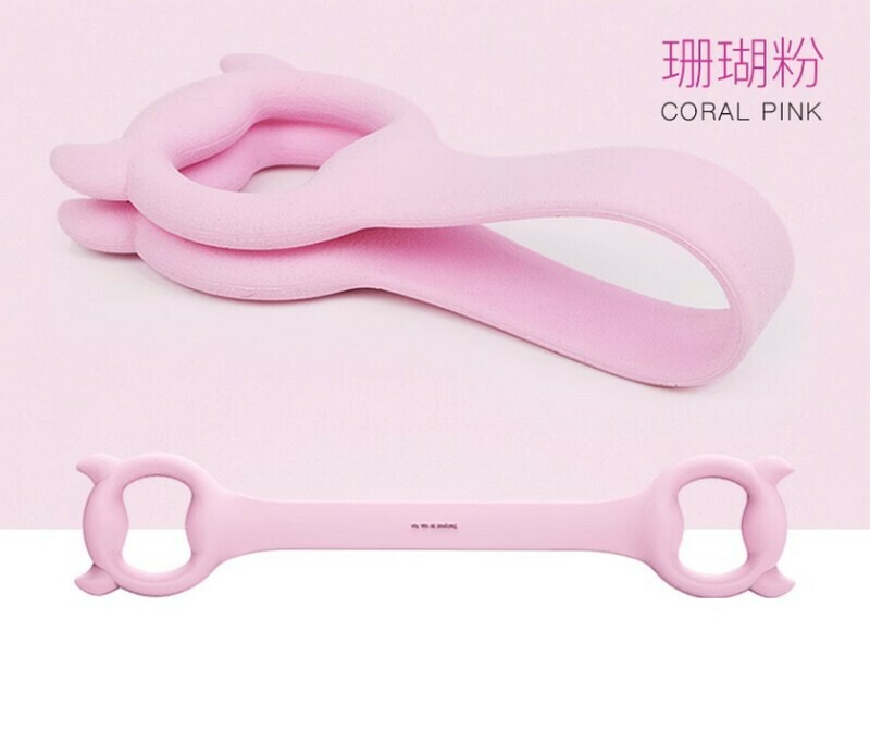 Popular little devil resistance band/fitness elastic band/yoga band/tensioner/resistance stretching band-pink