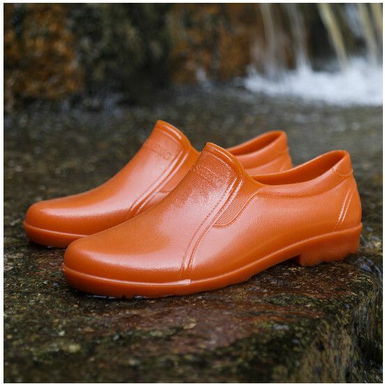 Popular men's low-top shallow waterproof rain boots [XD2701 rubber shoes [rubber yellow] quick-drying style] [Size: 39-44] [Please contact customer service after placing an order to confirm the delivery size]