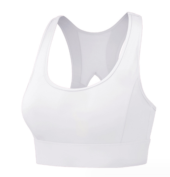 Hot-selling high-strength shock-proof mesh back-beautiful yoga running fitness sports bra women's thin style [white S-XXL size] (contact customer service after placing the order to confirm the delivery size)