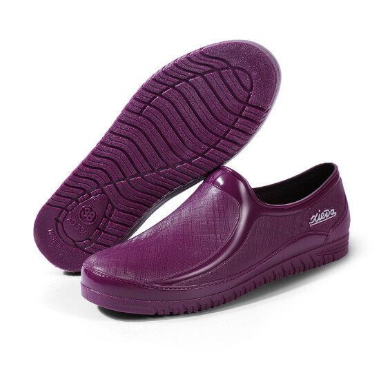 Popular women's short waterproof rain boots [888 low-top - purple] [Size: 36-41] [Please contact customer service to confirm the delivery size after placing the order]