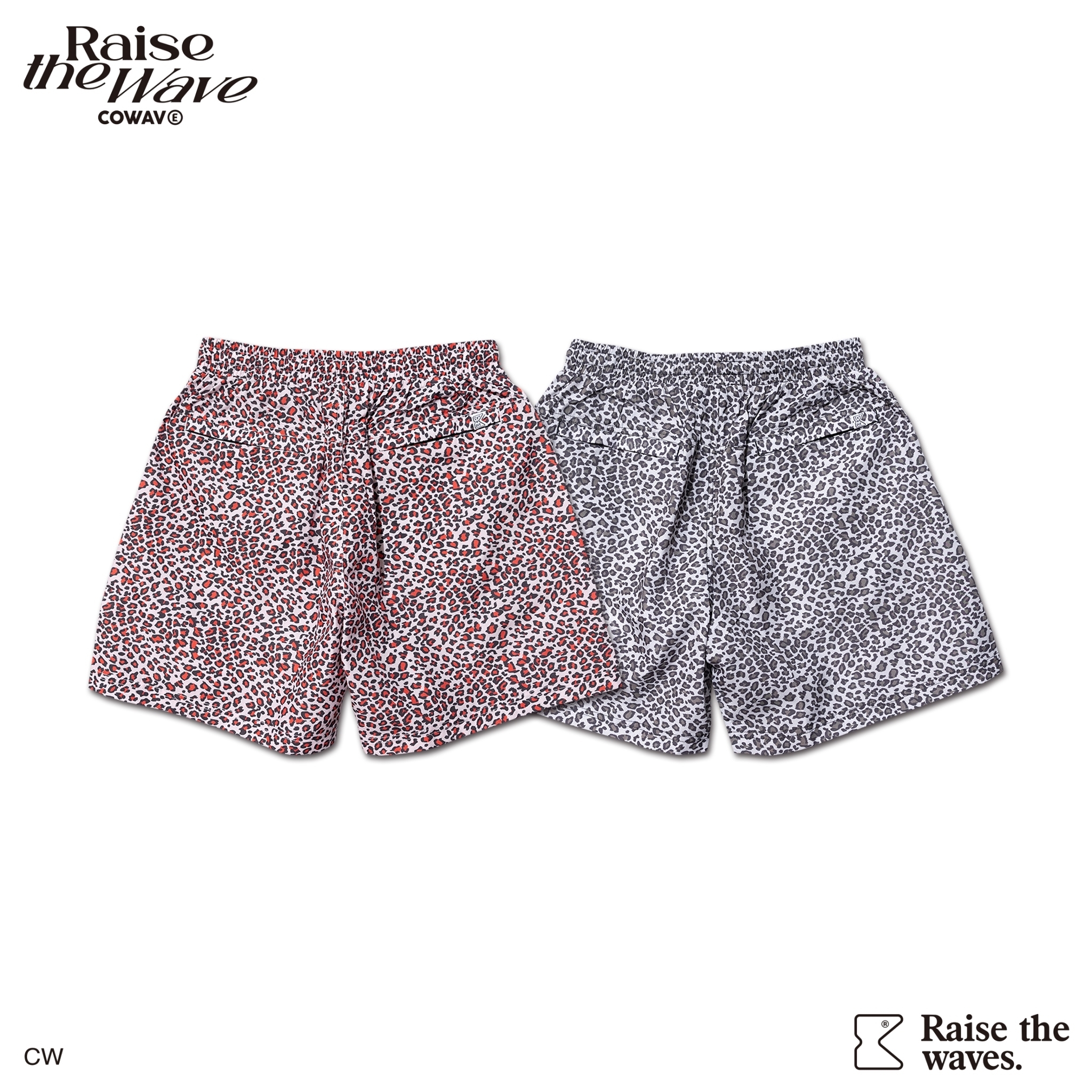 COWAVE 2024 Spring & Summer Leopard print shorts