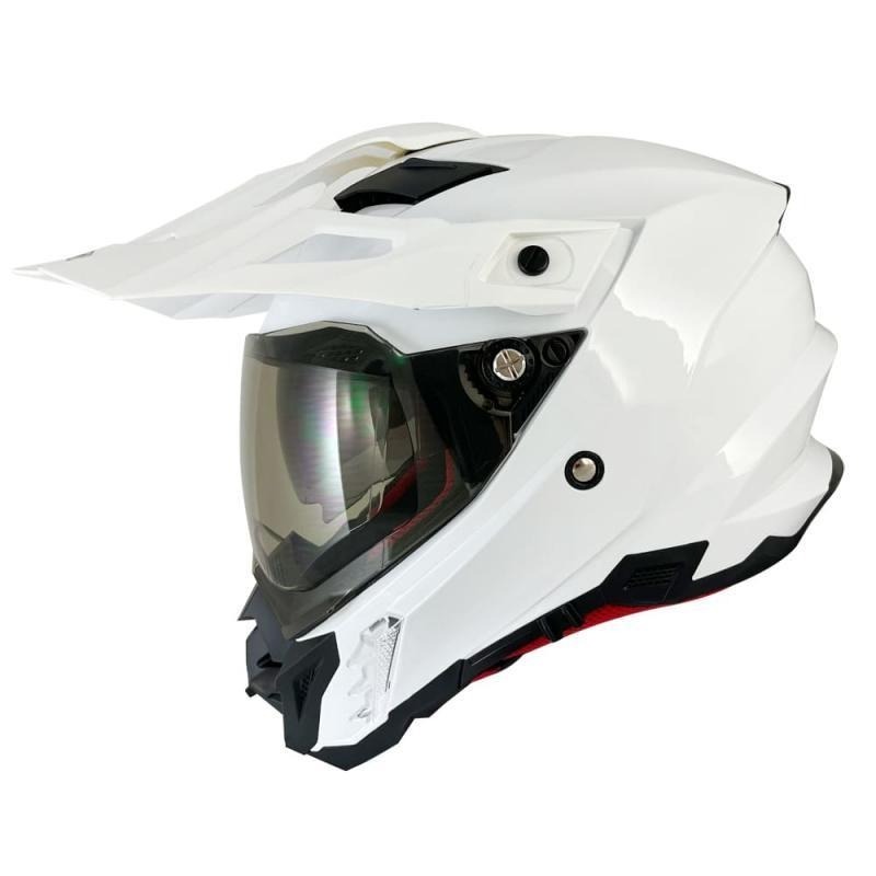 NIKKO N851 極地白 素色 複合式 全罩 內墨片