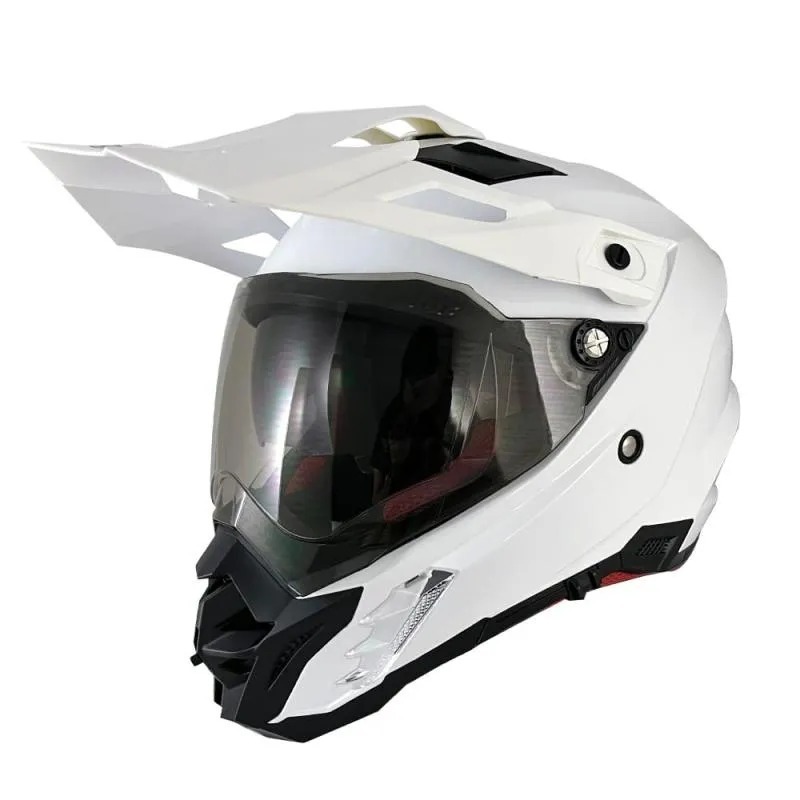 NIKKO N851 極地白 素色 複合式 全罩 內墨片