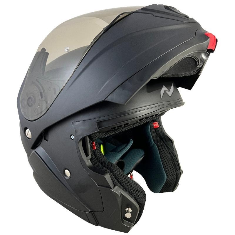 NIKKO N902 平光黑 素色 全罩 可樂帽 內墨片