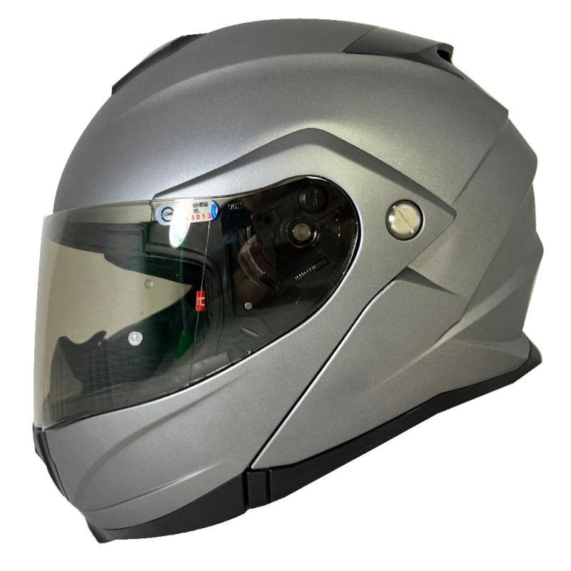 NIKKO N902 消光霜灰 素色 全罩 可樂帽 內墨片