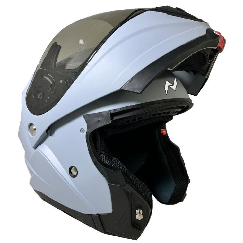 NIKKO N902 霧面水泥灰 素色 全罩 可樂帽 內墨片