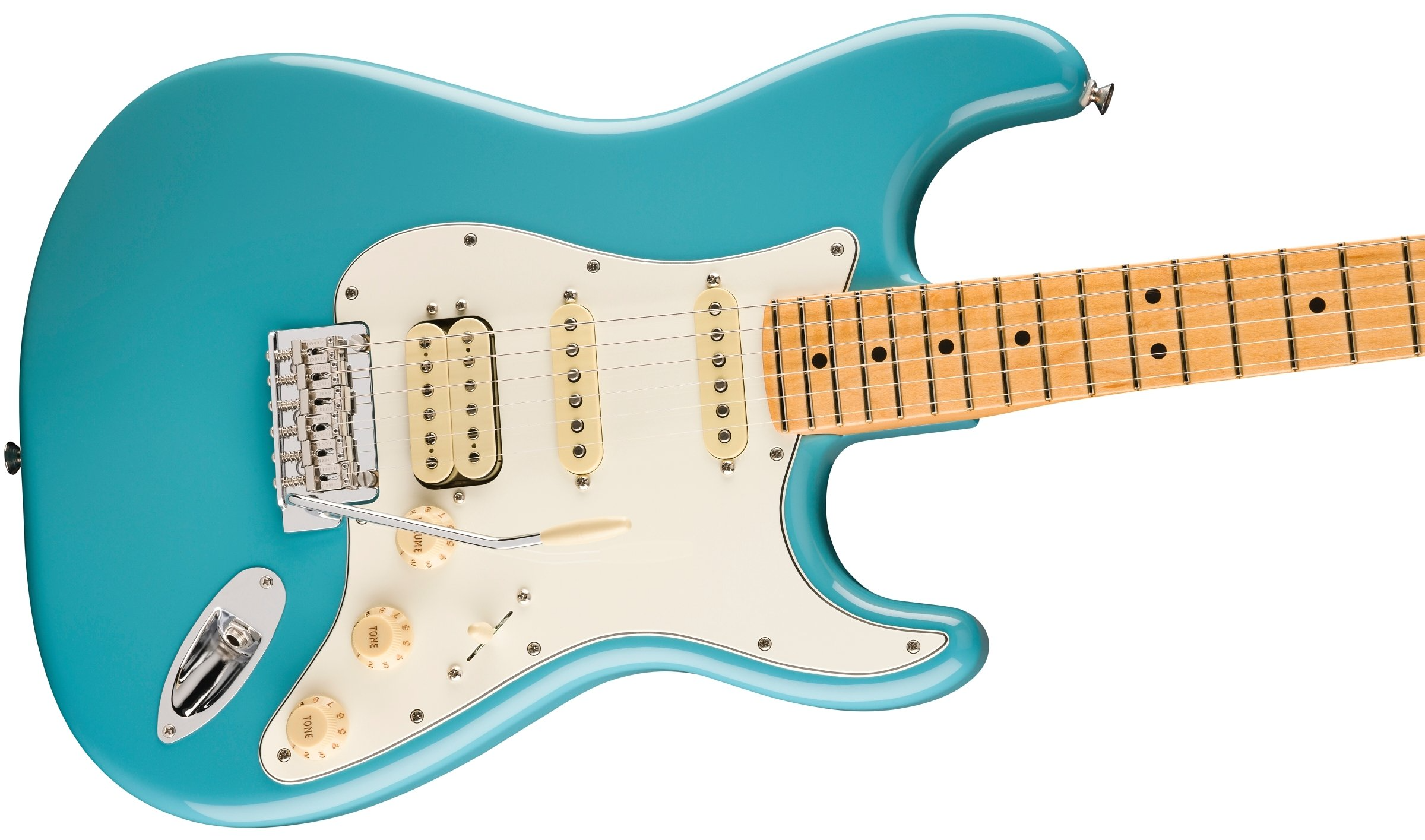 Fender Fender Mexico 電吉他 Player II Stratocaster HSS MN 楓木指板 Aquatone Blue 水藍色 第 2 張圖片｜三峽吉他 / Bass