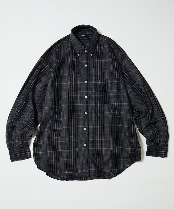 人気が高い  NAUTICA Japan Washed Twill Check Shirts (2Colors) トップス
