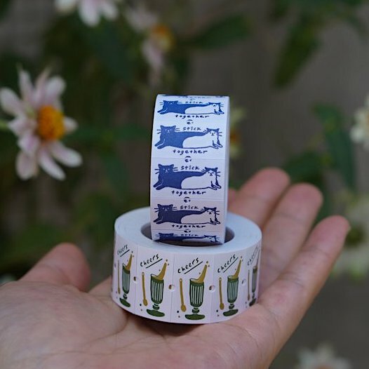 Ivy Snow Label Sticker Series | **100 pcs**