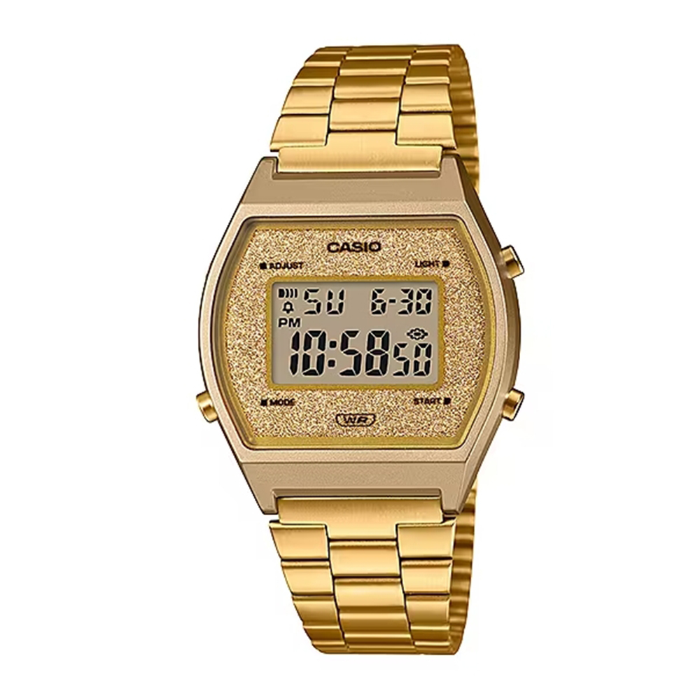 【CASIO】B640WGG 閃耀 LED背光 多功能 鬧鈴 全自動日曆 電子錶-