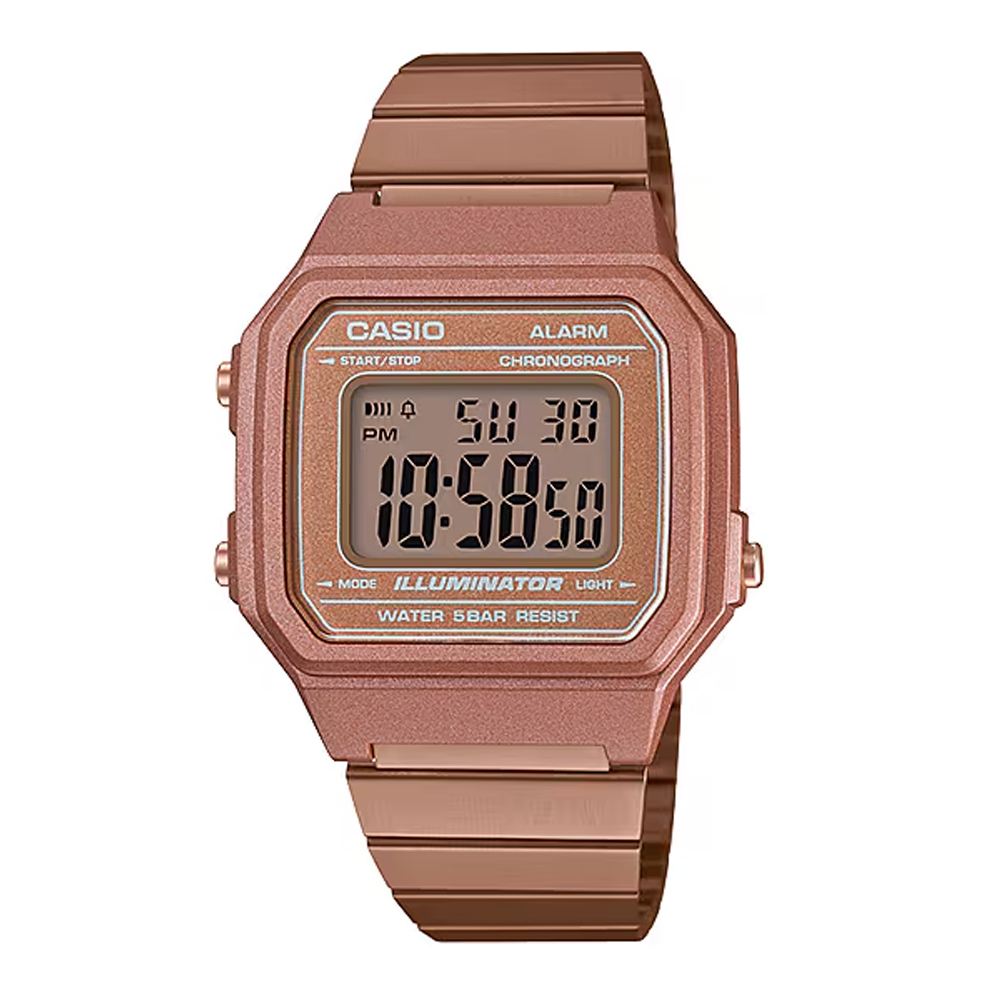 【CASIO】B650WC LED照光 多功能 鬧鐘 全自動日曆 電子錶-