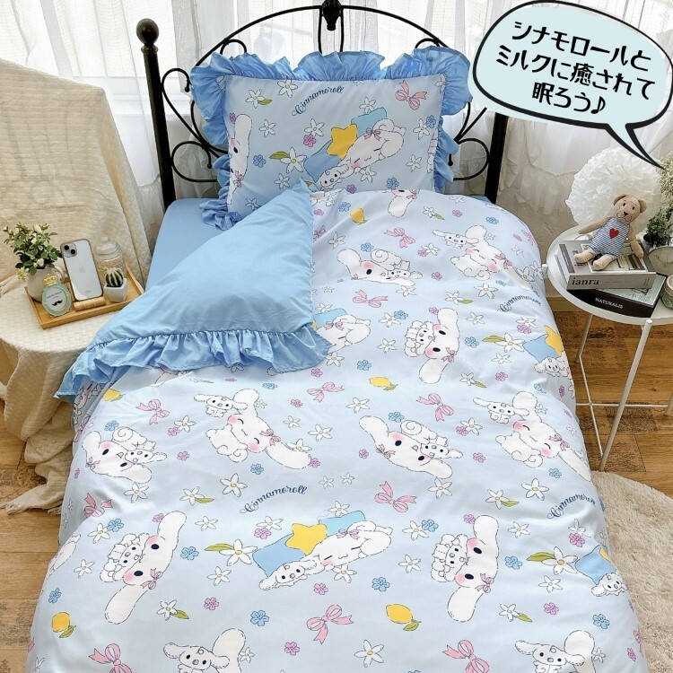 Sanrio 玉桂狗床上用品三件裝單人#BD24-SS-23-211-61