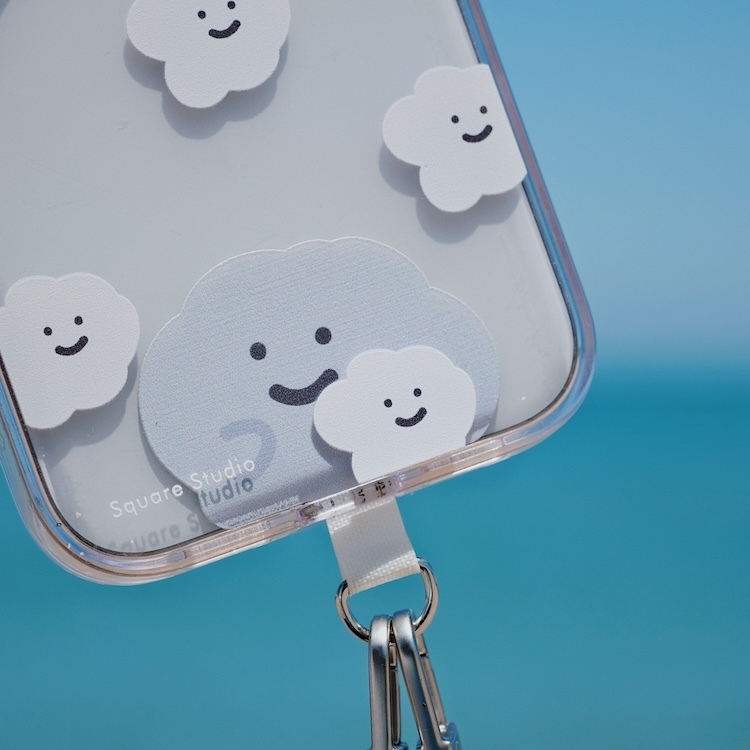 大頭喜怒哀樂手機夾片