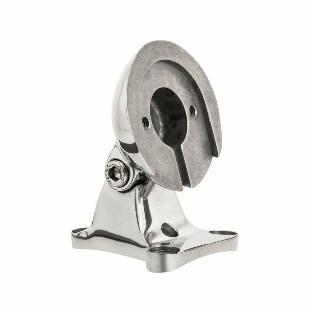 Motone 尾燈專用 可調式 燈座 - 拋光銀