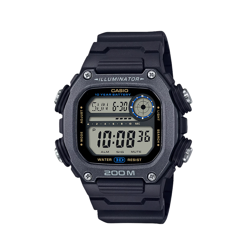 【CASIO】DW-291HX 10年電池 LED照明 世界時間 多功能 鬧鈴 碼錶 萬年曆 電子錶-