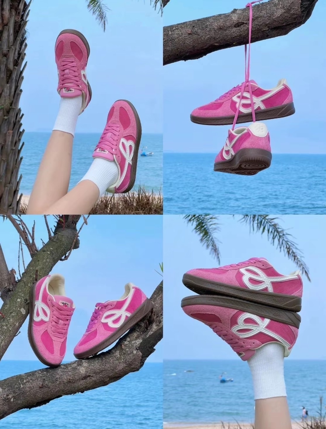 【代購】WE FLOWER 小花鞋 櫻花粉 粉色 休閒鞋 AESPA 同款