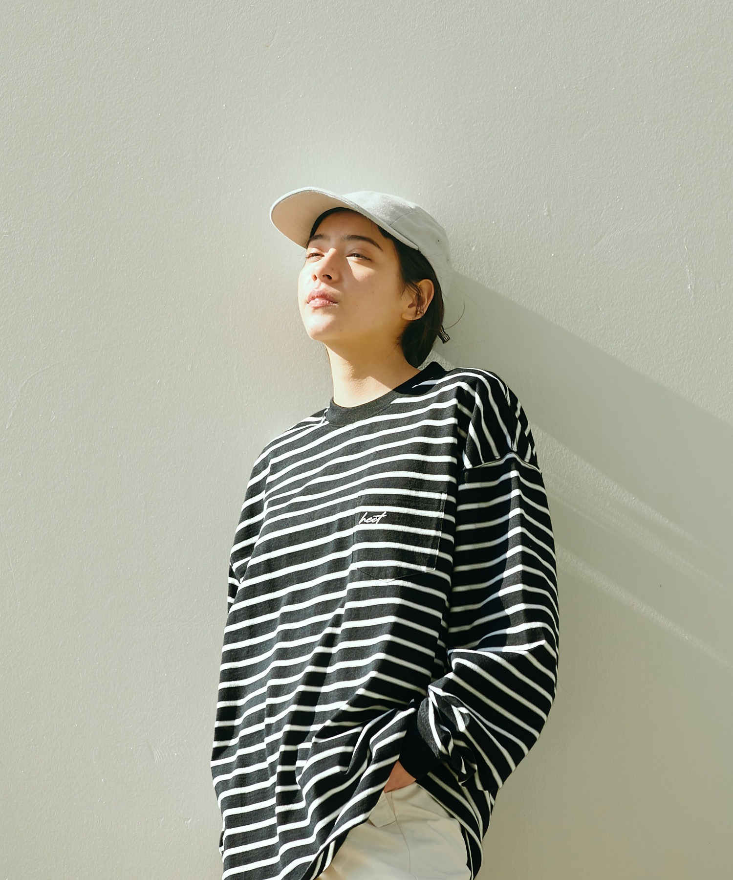 日牌 HECT 長袖 Border Pocket Tee [ls178]