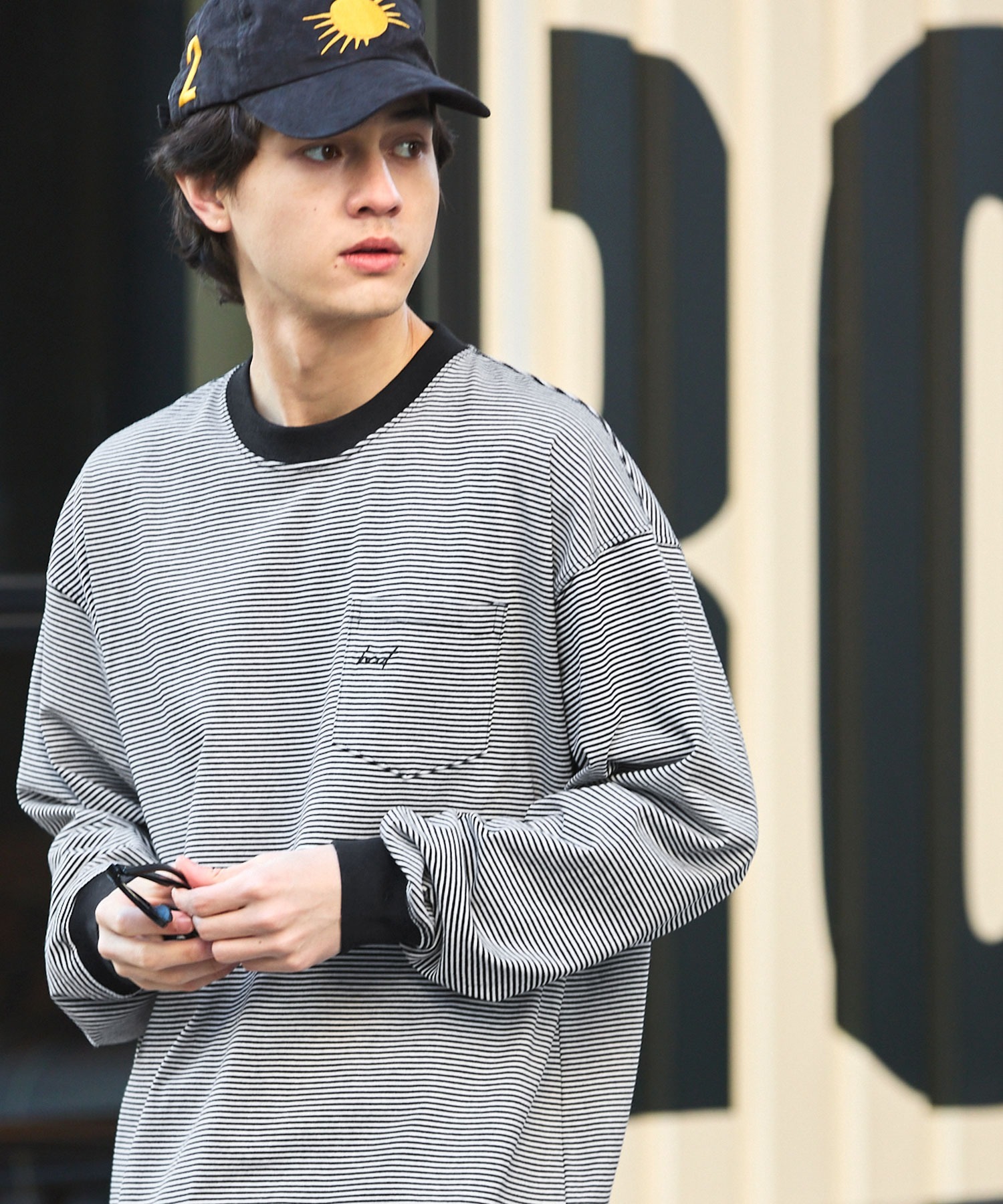 日牌 HECT 長袖 Border Pocket Tee [ls178]