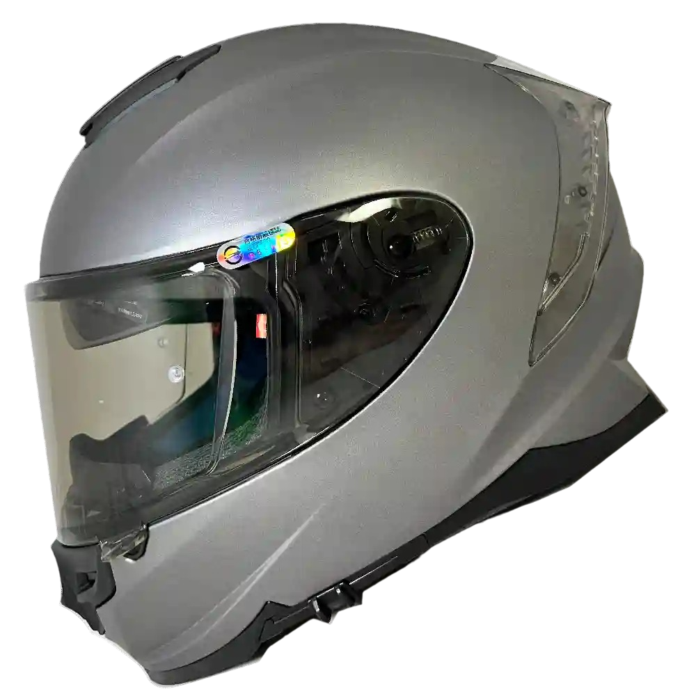 NIKKO N806 純粹極簡 消光霜灰 素色 全罩 內墨片