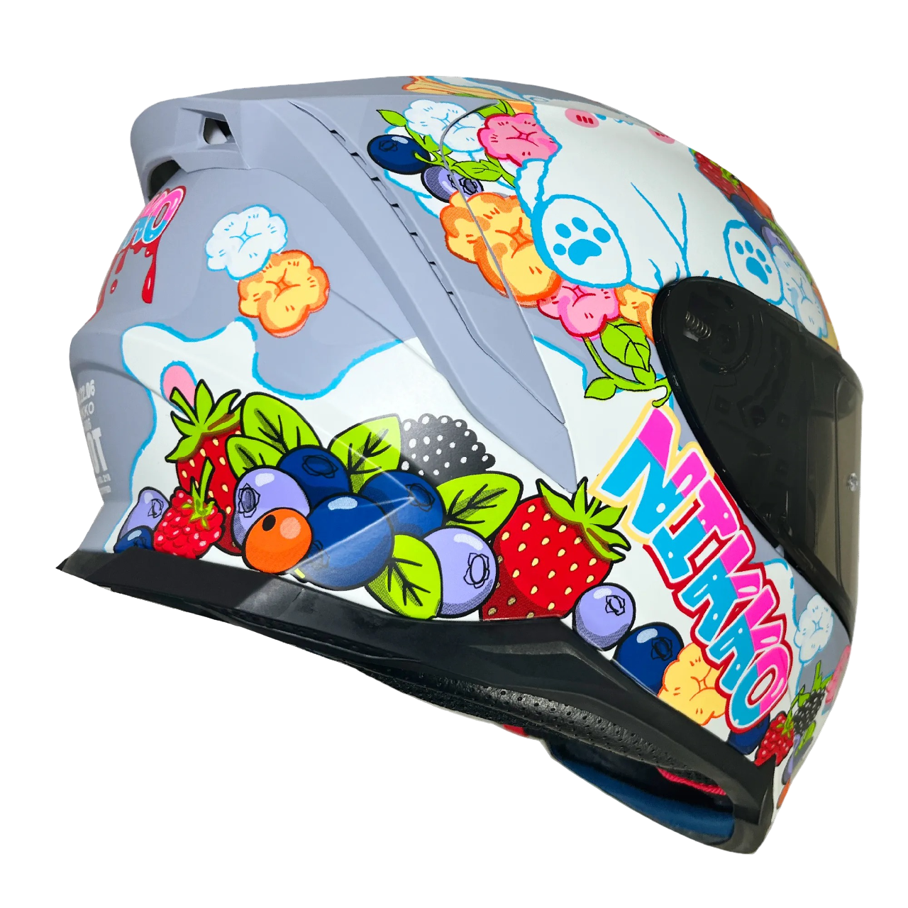 NIKKO N806 純真漿果糖 果香雪霧 彩繪 全罩 內墨片