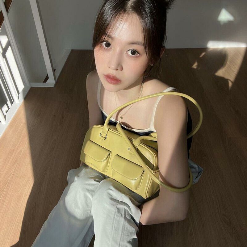 Stand Oil Chubby Bag(Olive)