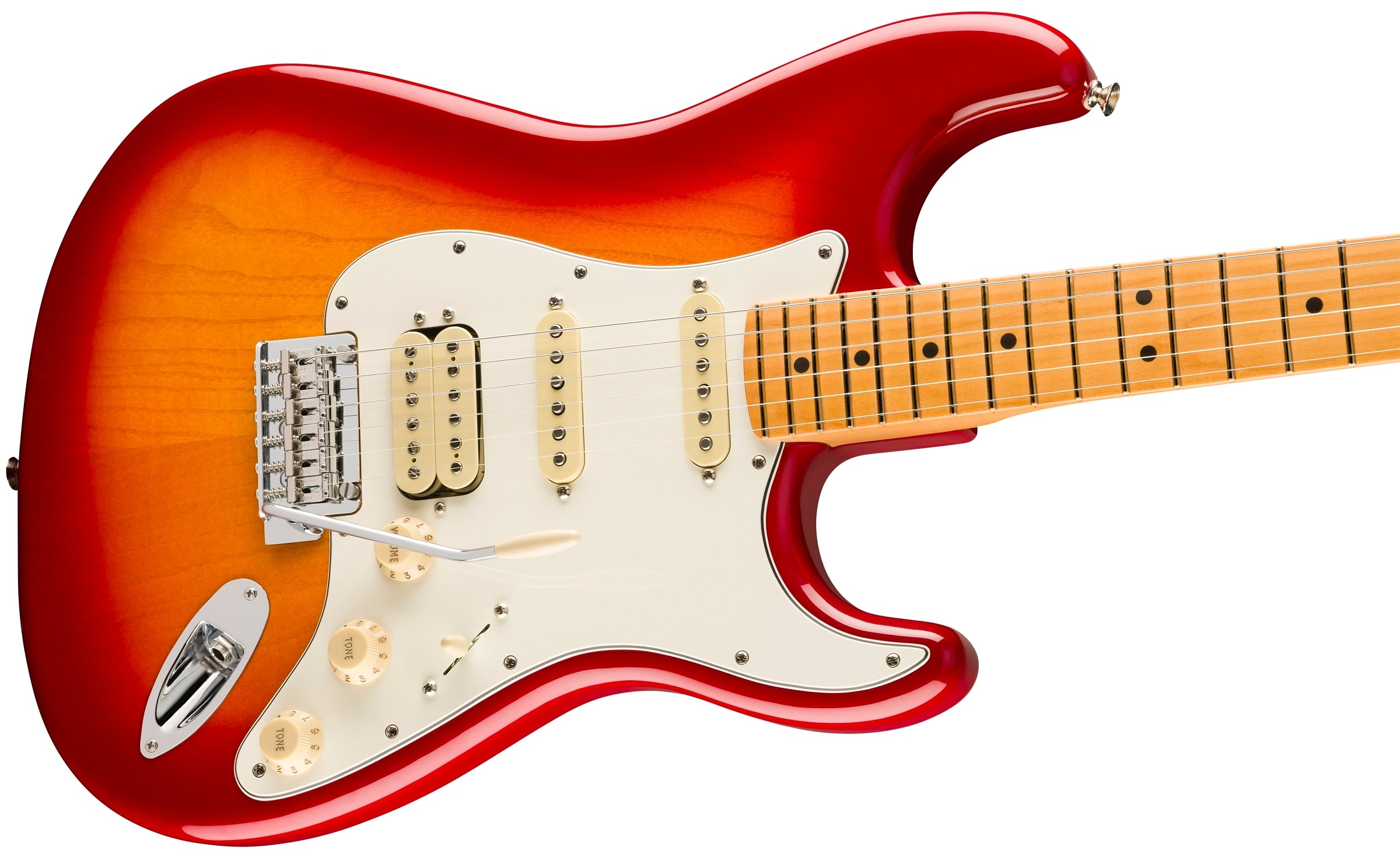 Fender Fender Mexico 電吉他 Player II Stratocaster HSS MN 楓木指板 Aged Cherry Burst 櫻桃漸層 第 2 張圖片｜三峽吉他 / Bass