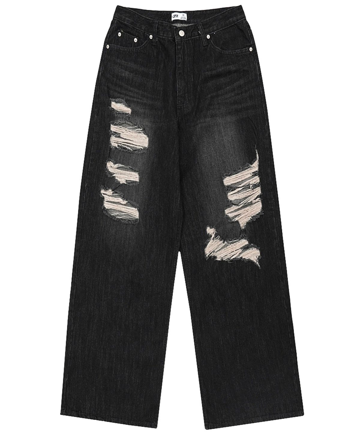 デニム・ジーパン ROCKCAKE Faye Damage Jeans 5BFM130 ROCKCAKE Faye Damage Jeans 5BFM130 (ROCKCAKE/デニム